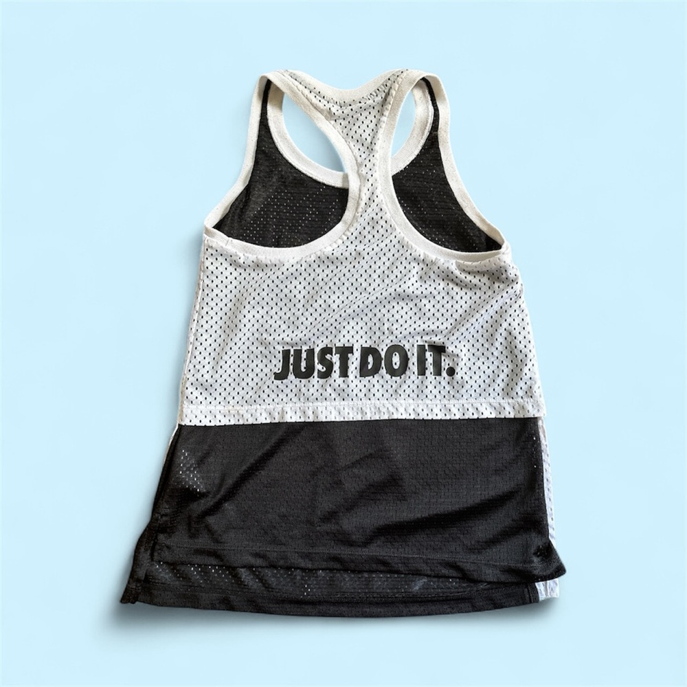 Nike Women's White Mesh Tank Top